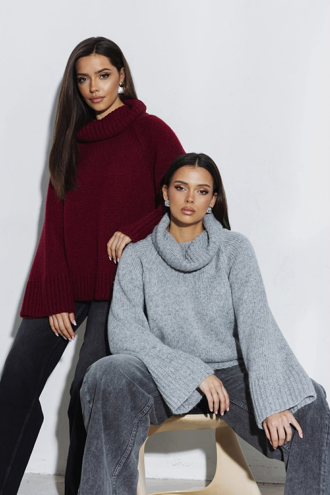 Sweter golf Madison grey